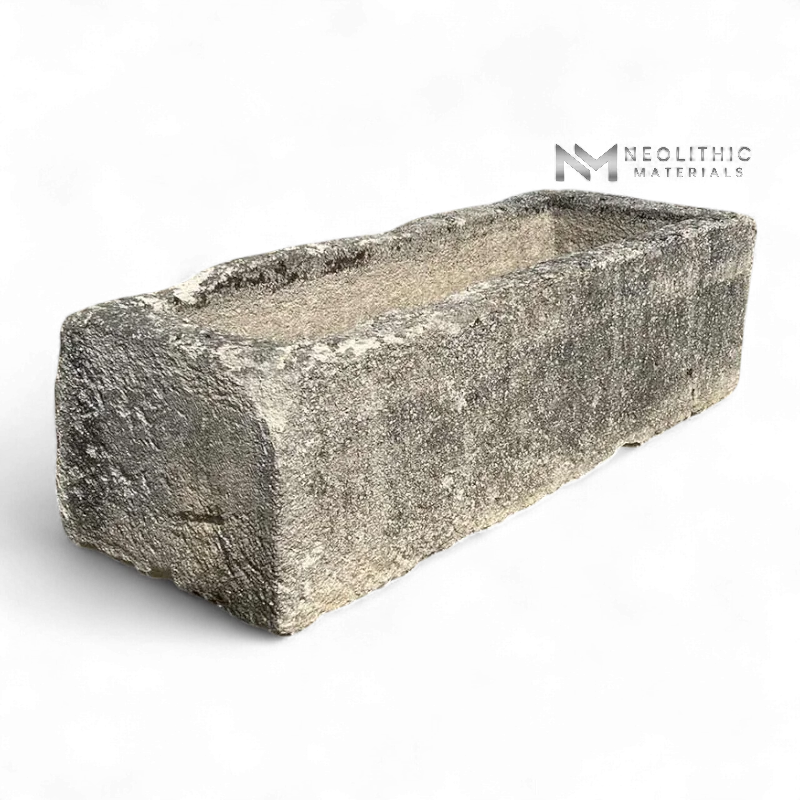 Antique French Limestone Trough - Image 3